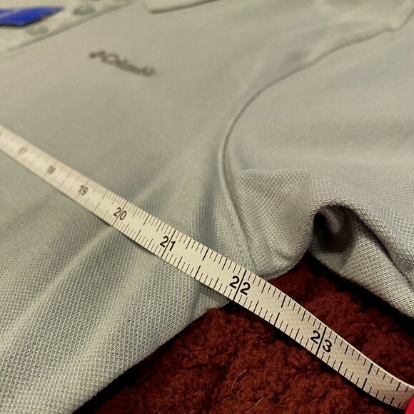 Columbia Men's Short Sleeve Polo - Size M - Light Sage Green NWT - Picture 5 of 7
